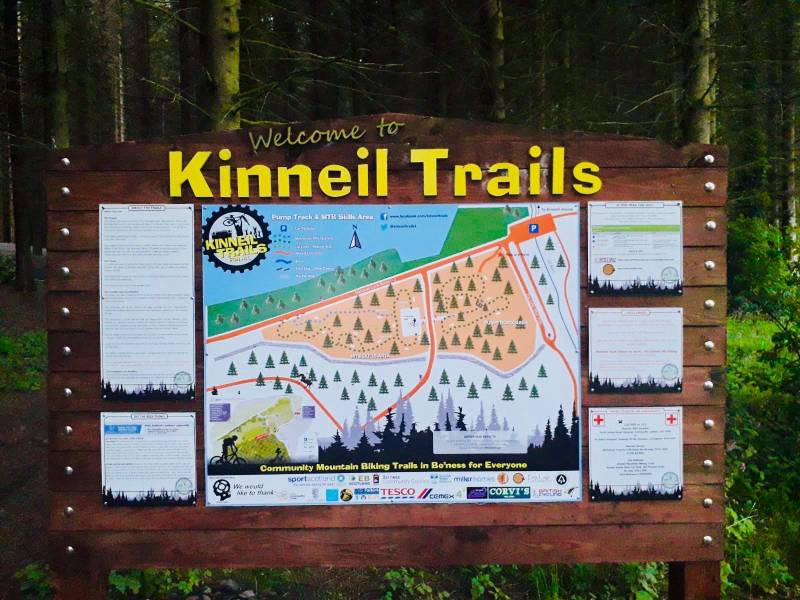 Kinneil Mountain and Cycling Trails Map